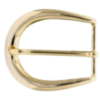 Preview: Design Gürtelschnalle Limo gold von Umjubelt, nickelfrei, Top Fashion Dornschnalle, unisex, für Gürtel bis 4 cm Breite